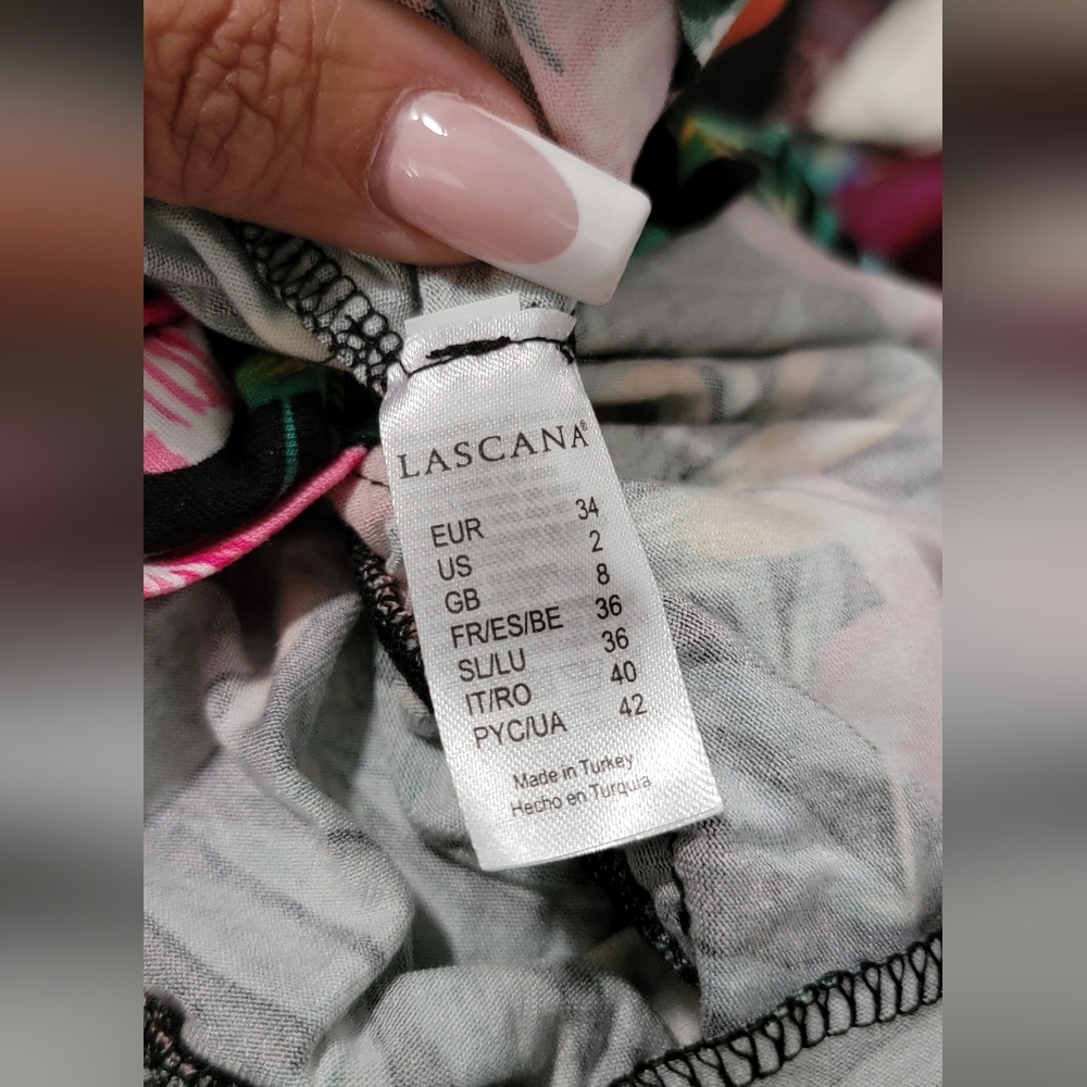 NWT Lascana Tropical Floral Print D Romper Size 2 - Picture 6 of 6